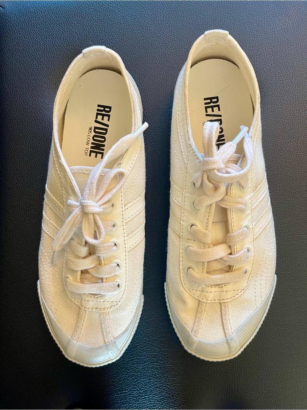 VGC RE/DONE WOMENS 90s LOW TOP SNEAKER VINTAGE INSPIRED SIZE 7.5